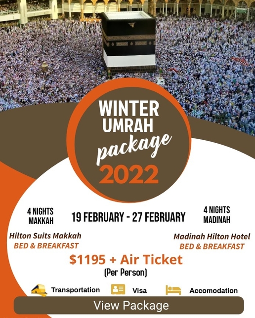 Winter Umrah Package February 2022